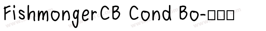 FishmongerCB Cond Bo字体转换